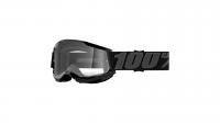 100% Очки подростковые Strata 2 Goggle Black/Clear Lens в Москве