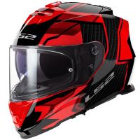 LS2 Мотошлем FF800 Storm II Tracker черно-красный в Москве