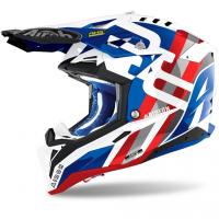 Airoh Мотошлем Aviator 3 Rainbow Blue/Red Gloss в Москве