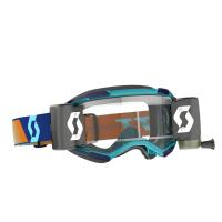 Scott Очки кроссовые Fury WFS royal blue/orange clear works в Москве