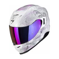 Scorpion Exo Мотошлем EXO-520 Evo Air Melrose Белый Перламутровый/Розовый/Зеленый в Москве