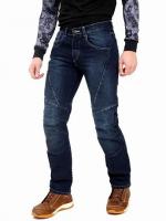 CR Мотоджинсы WILD ONE, синий потертый в Москве