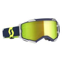 SCOTT Очки кроссовые Fury blue/grey yellow chrome works в Москве