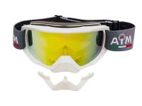 AIM PRO Очки снегоходные двойная линза 186-103 Белый в Москве
