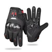 Ones Again Перчатки текст MG07-CF black-red в Москве