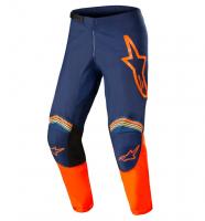 Alpinestars кроссовые штаны Fluid Speed 2022 Темно-Синий-Оранжевый в Москве