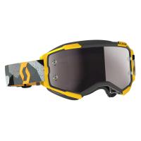 SCOTT Очки кроссовые Fury camo grey/yellow silver chrome works в Москве