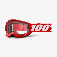 100% Очки Accuri 2 Enduro Goggle Dual lens Red/Clear в Москве