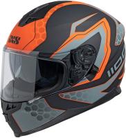 IXS Шлем HX 1100 2.2 Черно-оранжевый матовый в Москве