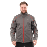 Dragonfly Куртка Explorer Grey-Red мужская Softshell в Москве