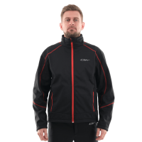 Dragonfly Куртка Explorer Black-Red мужская Softshell в Москве