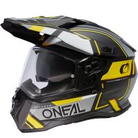 Oneal Шлем кроссовый со стеклом D-SRS Square V24 матовый желтый/черный в Москве