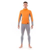 Dragonfly  Термобелье зимнее с высоким воротом Мужское Orange - Gray 2023 в Москве