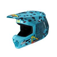 Leatt Шлем кроссовый детский Helmet Kit Moto 3.5 Jr V25 Cheetah в Москве