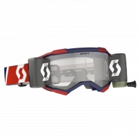 Scott Очки кроссовые Fury WFS red/blue clear works в Москве