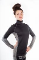 Starks Термокофта Warm Long Shirt Extreme женская Черно-Серая в Москве