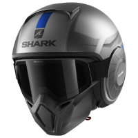 Shark Шлем Street Drak Tribute RM Mat Antracite/Chrome/Blue в Москве