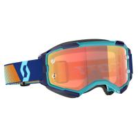 SCOTT Очки кроссовые Fury royal blue/orange orange chrome works в Москве