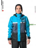 Starks Дождевая куртка женская Dry Rain DR 219 Серый/Бирюзовый в Москве