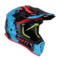 JUST1 Шлем кроссовый J38 Mask синий/красный/черный в Москве