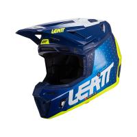 Leatt Шлем кроссовый Moto 8.5 Helmet Kit Blue V24 в Москве