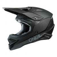 Oneal Шлем кроссовый 3Series Solid 3.0, Черный матовый в Москве
