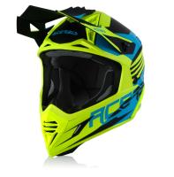 Acerbis Шлем X-Track Light Blue/Fluo Yellow в Москве
