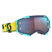 SCOTT Очки кроссовые Fury blue/orange blue chrome works в Москве