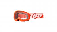 100% Очки подростковые Strata 2 Goggle Orange/Clear Lens в Москве