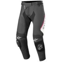 Alpinestars Брюки женские кожаные Stella Missile V2 Leather Pants Черно-Бело-Розовый в Москве