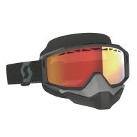 SCOTT Очки Split OTG Snow Cross LS black light sensitive red chrome в Москве