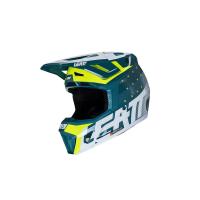 Leatt Шлем кроссовый Moto 7.5 Helmet Kit Acid Fuel V24 в Москве