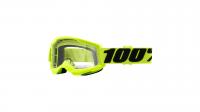 100% Очки подростковые Strata 2 Goggle Fluo/Yellow/Clear Lens в Москве