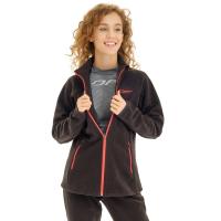 Dragonfly Женская флисовая кофта Level Black Red в Москве