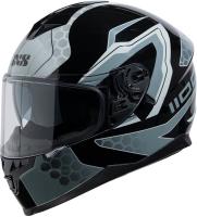 IXS Шлем HX 1100 2.2 Черно-серый глянец в Москве