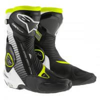 Alpinestars Мотоботы SMX Plus Черно-бело-желтый в Москве