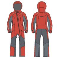 Dragonfly Комбинезон Gravity 2.0 Woman Red - Grey 2025 в Москве