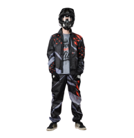Grom Дождевик раздельный П-1 Black/Red в Москве