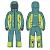 Dragonfly Зимний утепленный комбинезон Gravity Teenager Dark Green - Lime 2025 в Москве