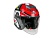 AiM Шлем открытый JK526 Red/Grey/Black в Москве