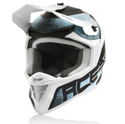 Acerbis Шлем Linear White/Light-Blue в Москве