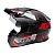 Oneal Шлем кроссовый со стеклом D-SRS Square V24 матовый красный/черный в Москве
