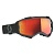 SCOTT Очки кроссовые Fury black orange chrome works в Москве