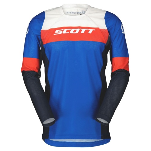 SCOTT Джерси 450 Angled Light blue/red в Москве