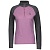 Scott Термокофта женская  Zip Defined Merino dark grey melange/cassis pink в Москве