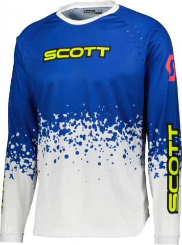 Scott Джерси 350 Race Evo blue/white в Москве