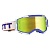 SCOTT Очки кроссовые Fury white/blue yellow chrome works в Москве