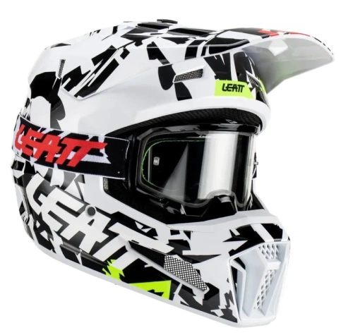 Leatt Шлем кроссовый 3.5 V23 Zebra в Москве